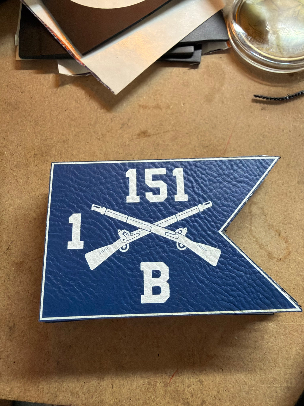 Leather Guidon Patches