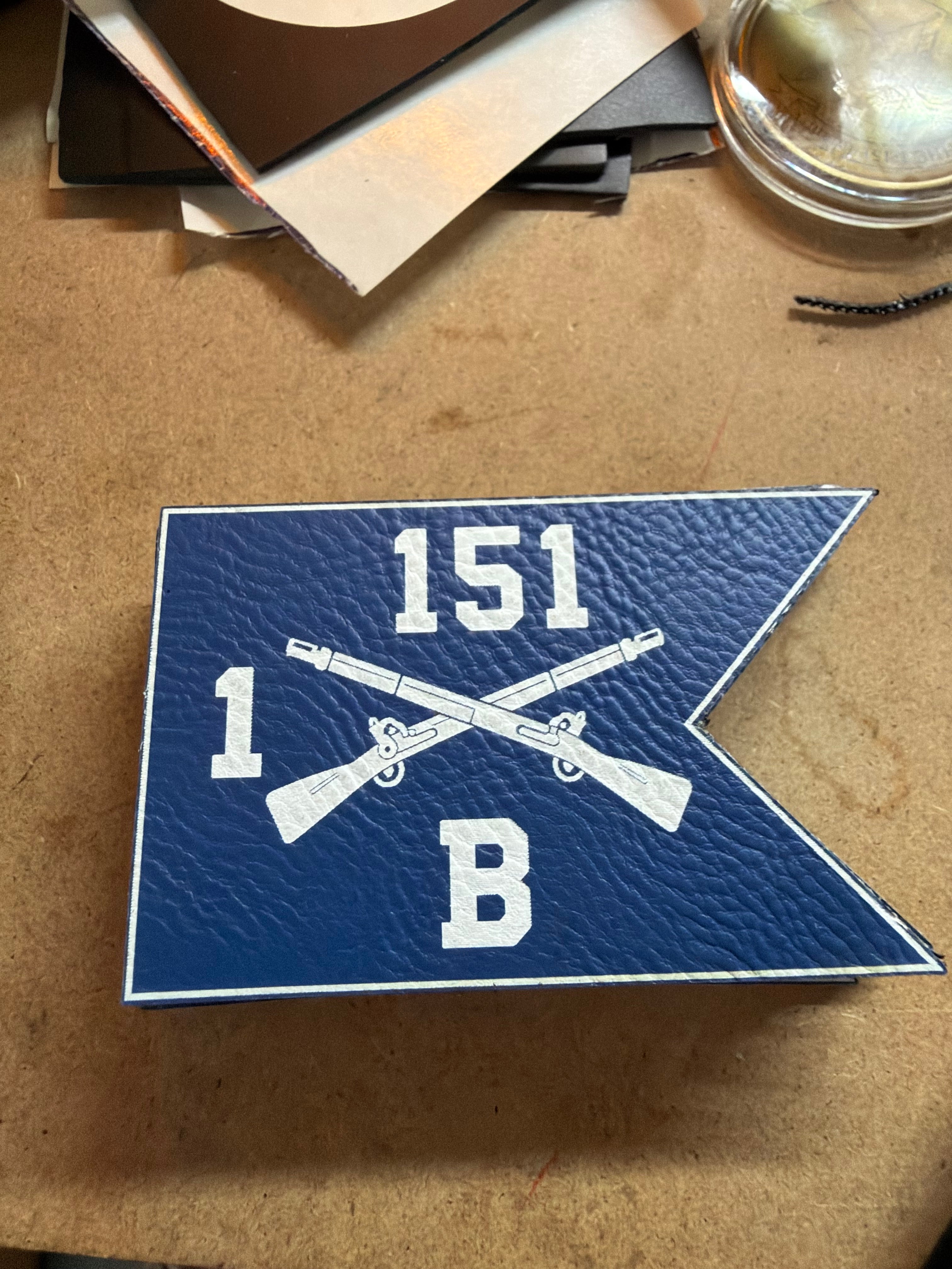 Leather Guidon Patches